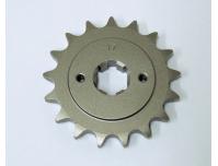 Image of Drive sprocket, Front - Standard 17 teeth